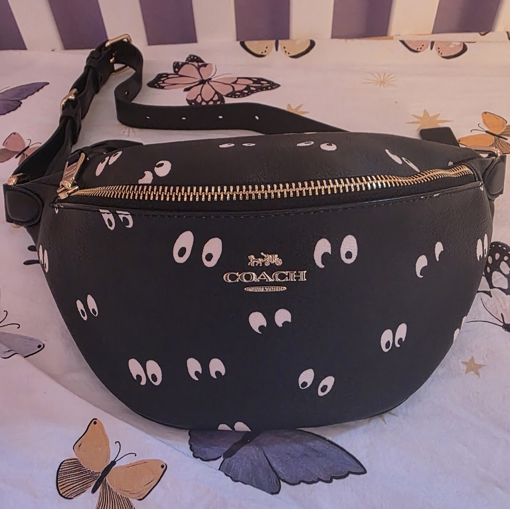 Disney X Coach Fairytale Spooky Eyes Fanny Pack/ Bum Bag/ Belt Bag